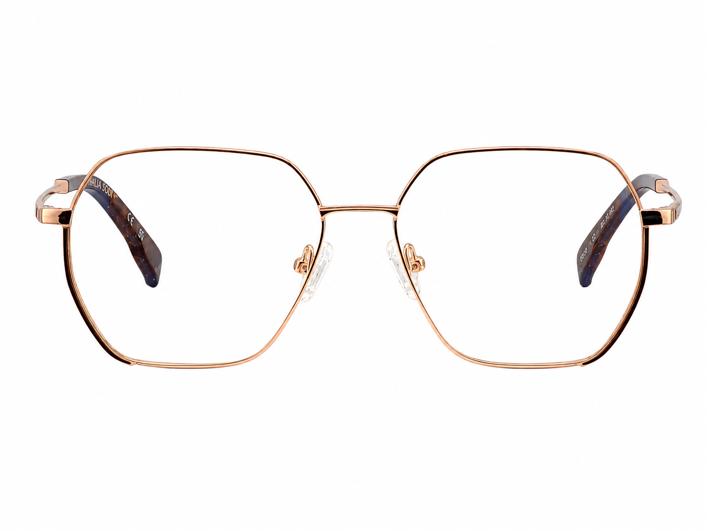 TS-42 C2 · vista frontal · Cobre y azul profundo · Thalia Sodi Eyewear