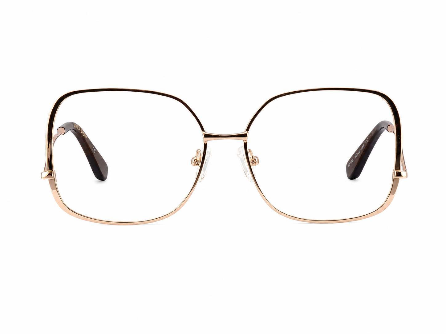 TS-45 C3 · vista frontal · Oro rosa y negro · Thalia Sodi Eyewear