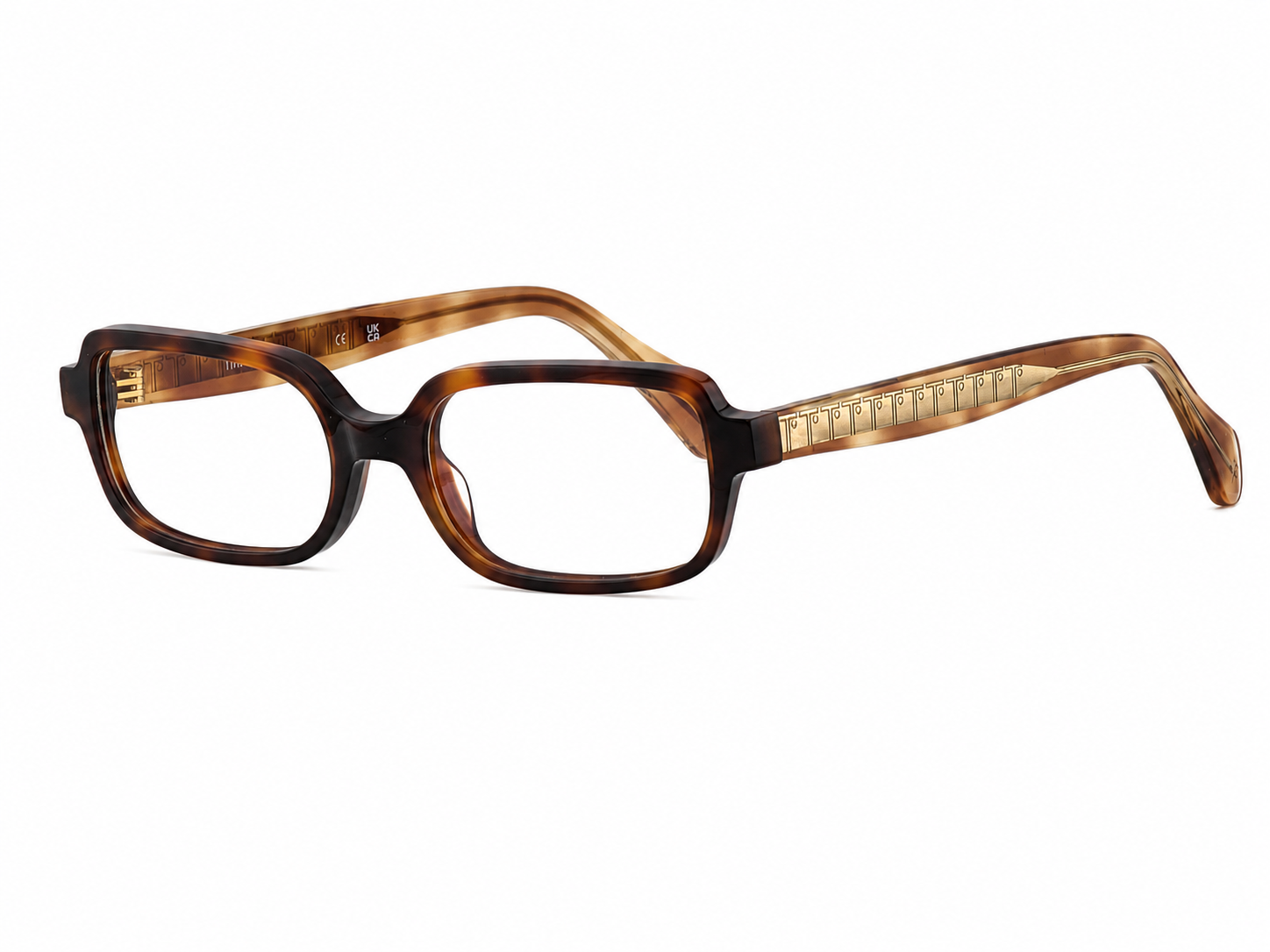 TS-46 C2 · vista diagonal derecha · Carey marrón · Thalia Sodi Eyewear