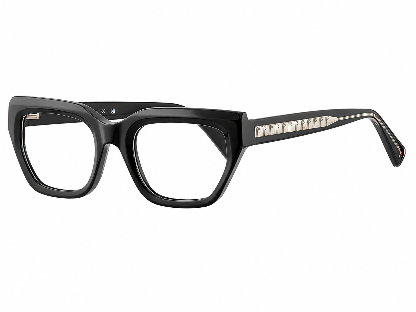 TS-47 C1 · right-angle view · Glossy black · Thalia Sodi Eyewear