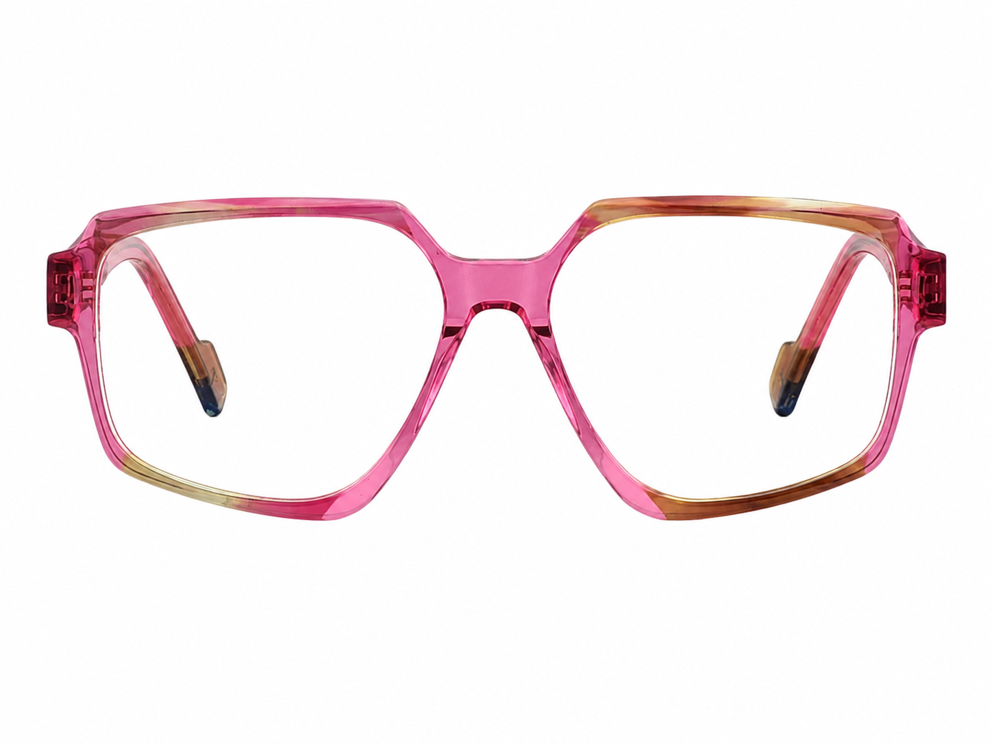 TS-48 C2 · vista frontal · Rosa y carey translúcido · Thalia Sodi Eyewear